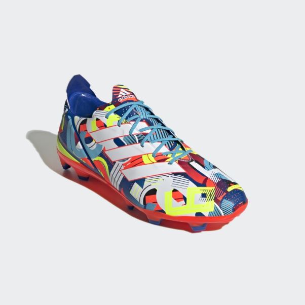Crampons De Football Pour Terrain Ferme Gamemode Cyan Adidas