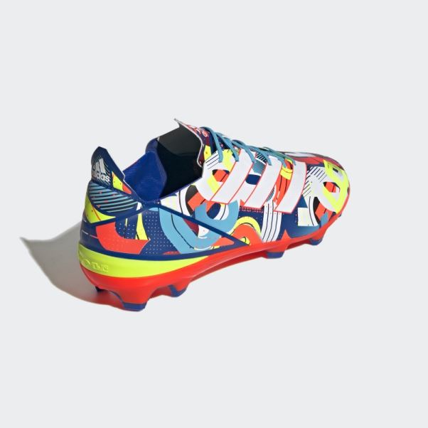 Crampons De Football Pour Terrain Ferme Gamemode Cyan Adidas