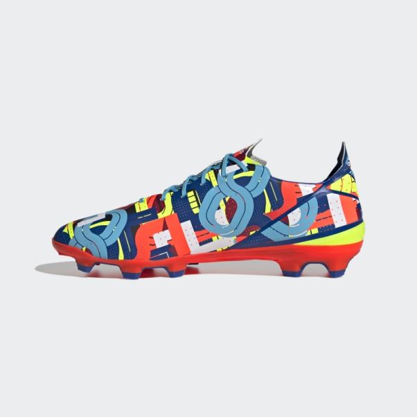 Crampons De Football Pour Terrain Ferme Gamemode Cyan Adidas