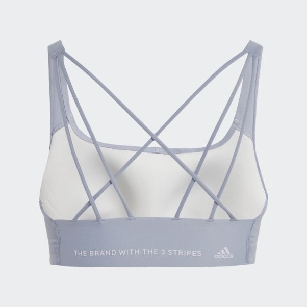 Soutien-gorge à Maintien Moyen Coreflow Violet Argenté Adidas