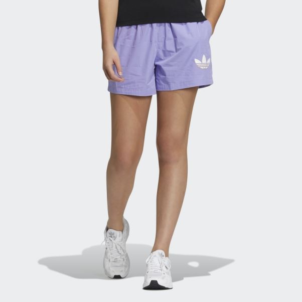 Short Streetball Adidas Violet Clair