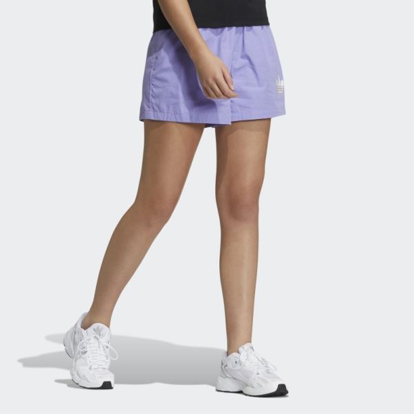Short Streetball Adidas Violet Clair