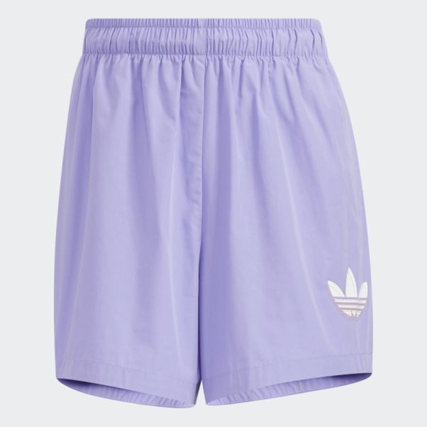Short Streetball Adidas Violet Clair