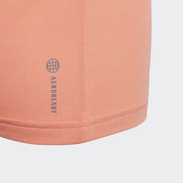 Adidas Yoga Aeroready Loose Tee Corail