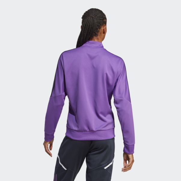 Real Madrid Condivo 22 Survetement D'entrainement Violet Adidas
