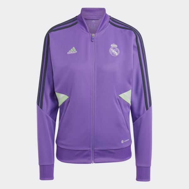 Real Madrid Condivo 22 Survetement D'entrainement Violet Adidas