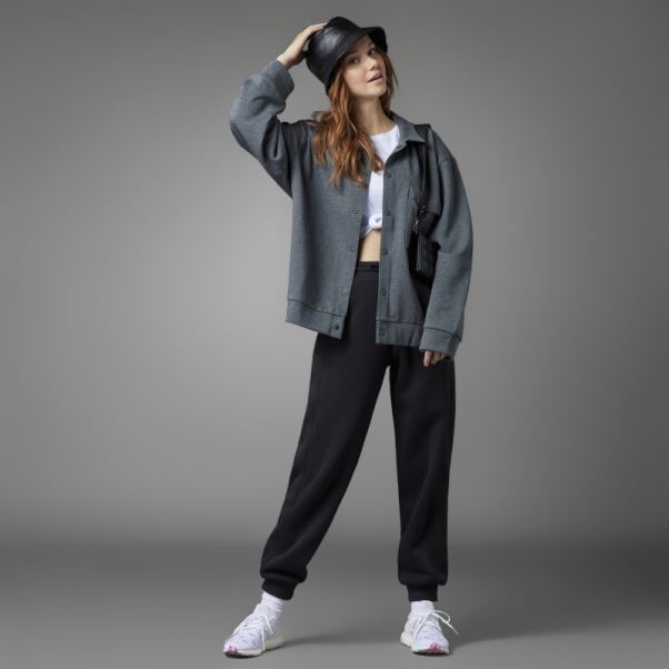 Veste Saint Valentin Adidas Gris Foncé Chiné