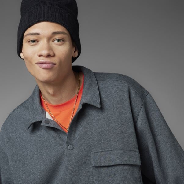 Veste Saint Valentin Adidas Gris Foncé Chiné
