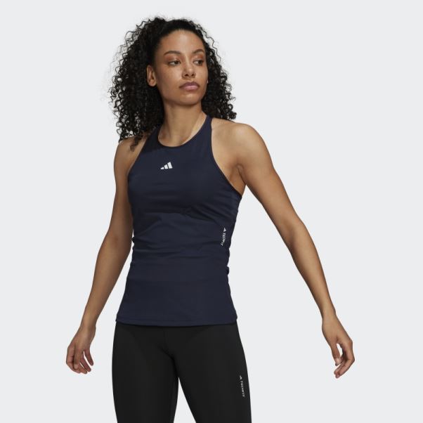Débardeur D'entraînement Techfit Racerback Encre Adidas