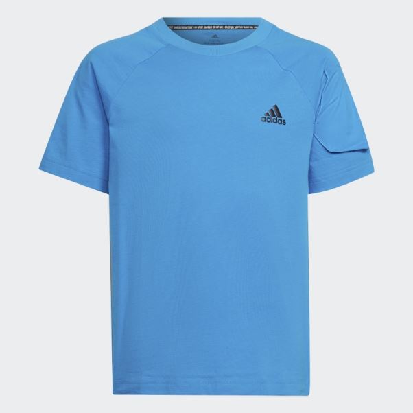 Adidas Conçu Pour Gameday T-shirt Bleu