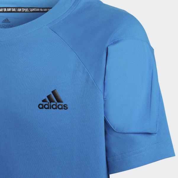 Adidas Conçu Pour Gameday T-shirt Bleu