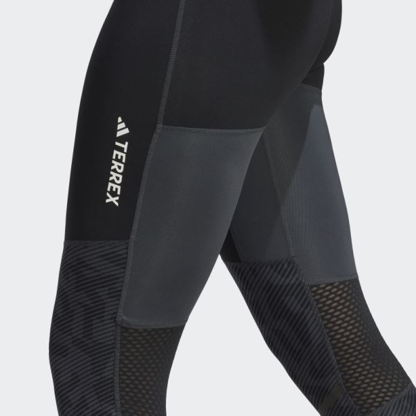 Leggings De Trail Running Terrex Agravic Carbone Adidas