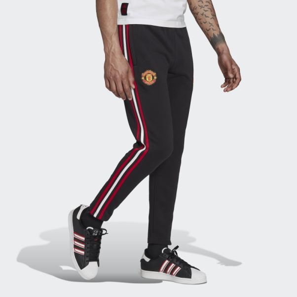 Adidas Pantalon De Survêtement Manchester United Dna 3-stripes Noir