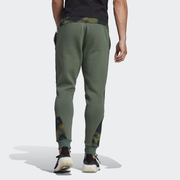 Pantalon Adidas Orbit Green Polar Fleece Nature Print