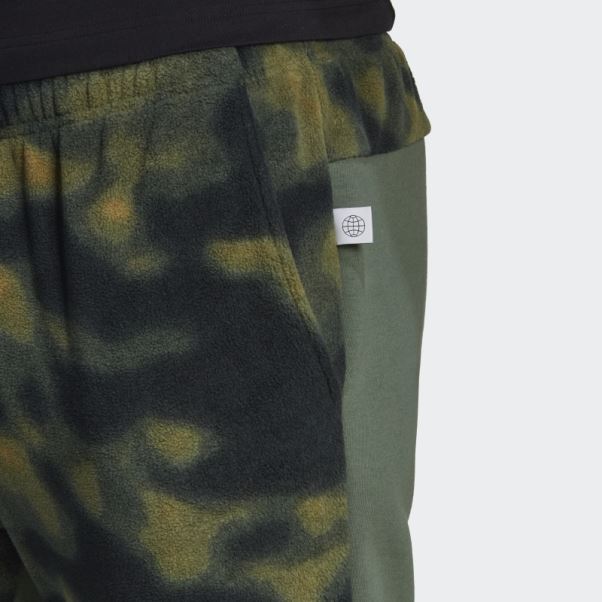 Pantalon Adidas Orbit Green Polar Fleece Nature Print
