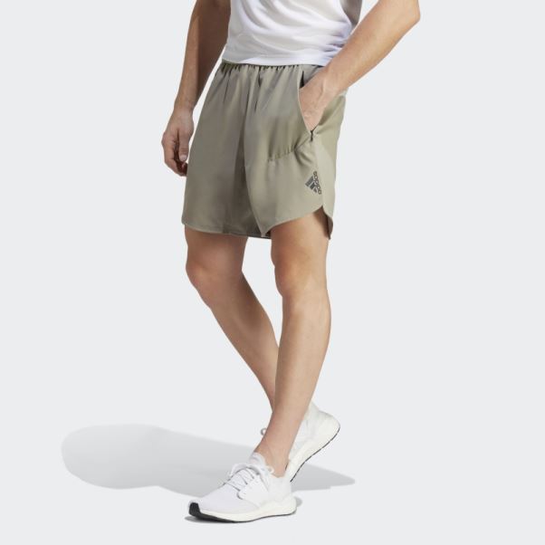 Conçu Pour Le Short D'entraînement Caillou Argenté Adidas