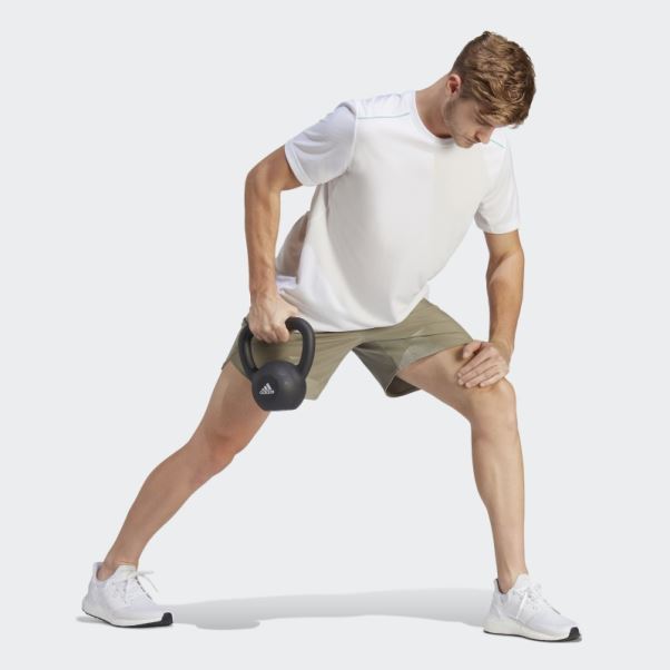 Conçu Pour Le Short D'entraînement Caillou Argenté Adidas