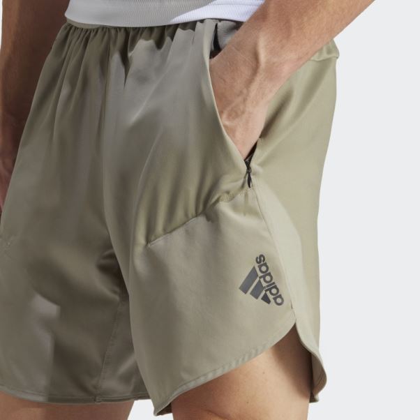 Conçu Pour Le Short D'entraînement Caillou Argenté Adidas