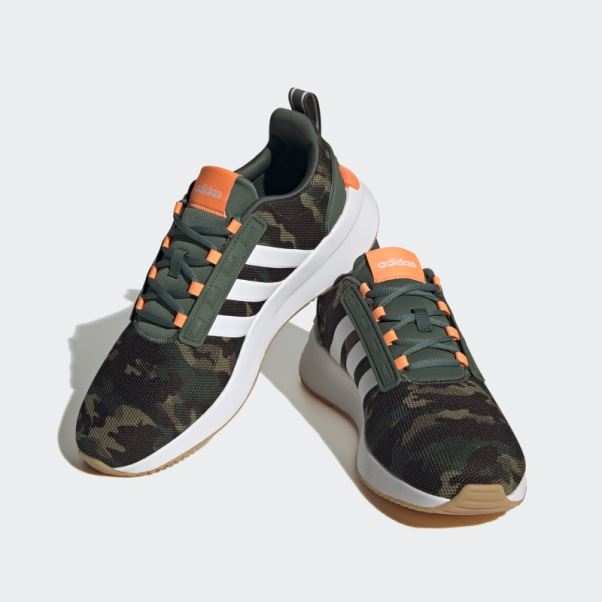 Racer Tr21 Cloudfoam Lifestyle Chaussures De Course Vert Oxyde Adidas