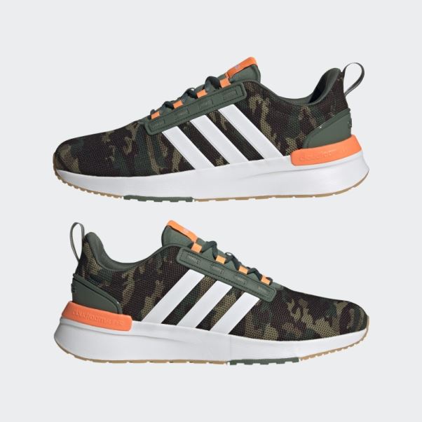 Racer Tr21 Cloudfoam Lifestyle Chaussures De Course Vert Oxyde Adidas