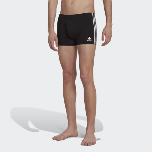 Slip Noir Adidas Comfort Flex Cotton 3-stripes