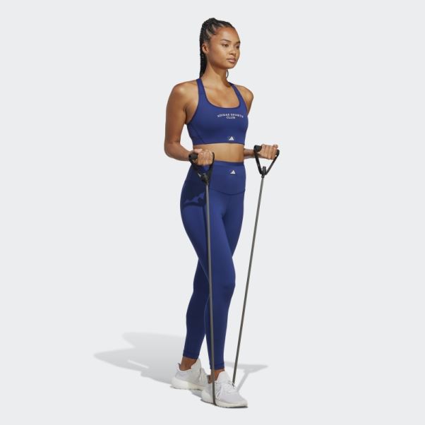 Sports Club Legging Taille Haute 7/8 Adidas Victoire Bleu
