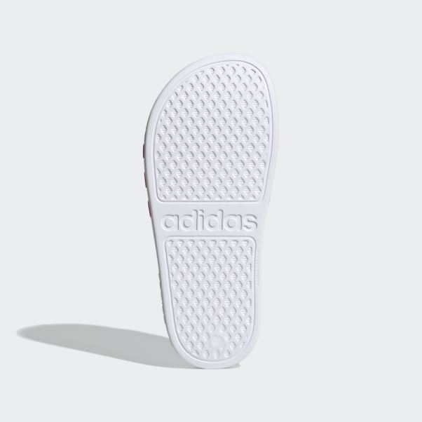 Adilette Aqua Slides Blanc Adidas