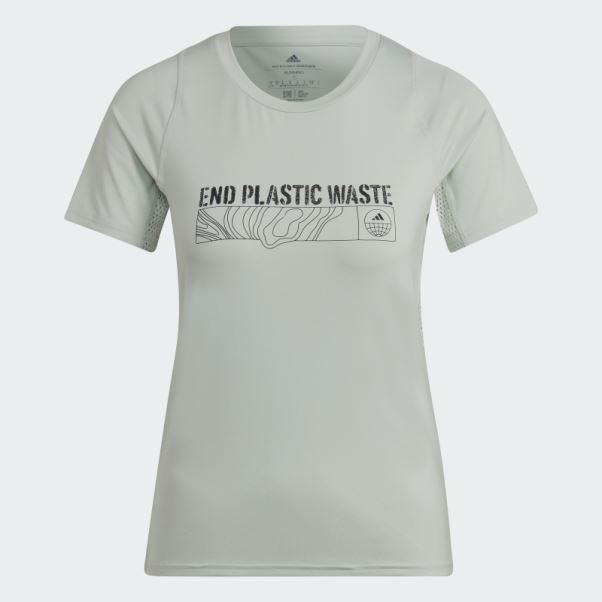 T-shirt De Course Rapide Adidas Parley Run Fast
