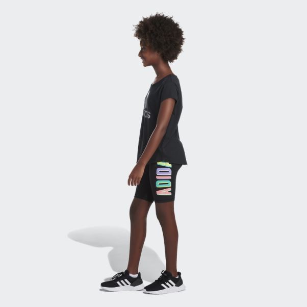 Short De Vélo Graphique Noir Adidas