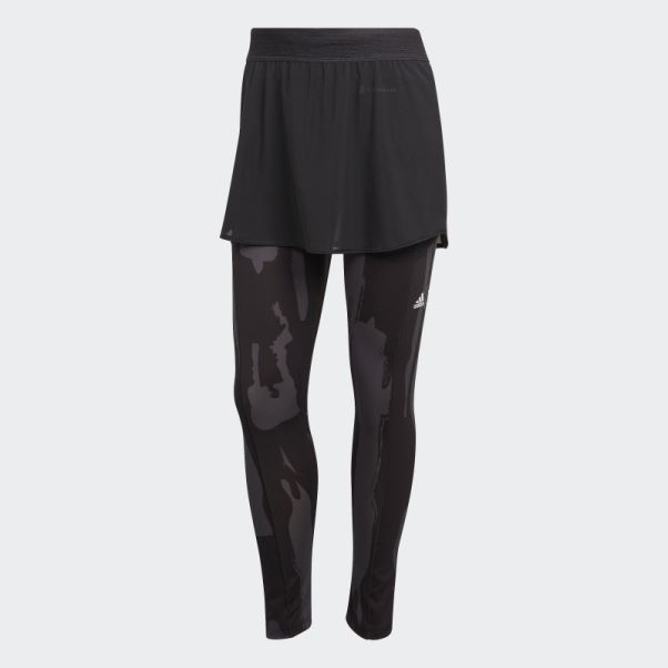 Adidas Tennis New York Collant 2 En 1 7/8 Noir Fashion