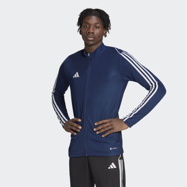 Veste D'entrainement Adidas Tiro 23 League Bleu Marine