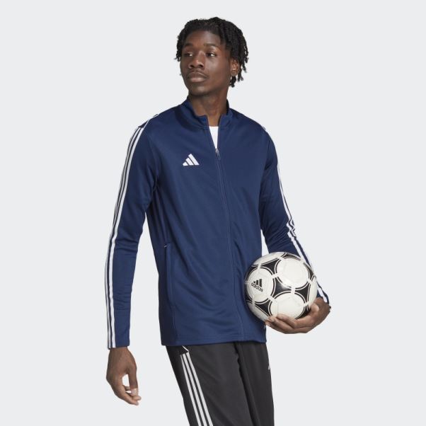 Veste D'entrainement Adidas Tiro 23 League Bleu Marine