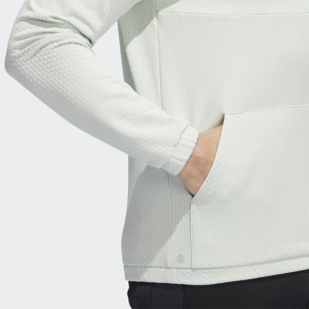 Adidas 1/4-zip Polaire Anorak Vert