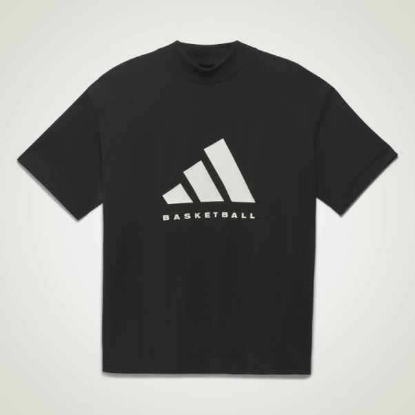 T-shirt De Basket Adidas Noir Mode