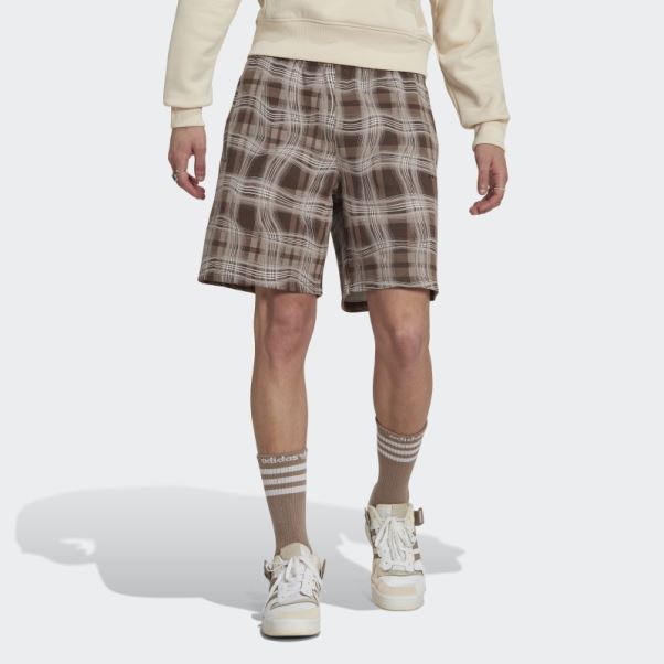Short à Imprimé Sur L'ensemble Marron Crayeux Adidas