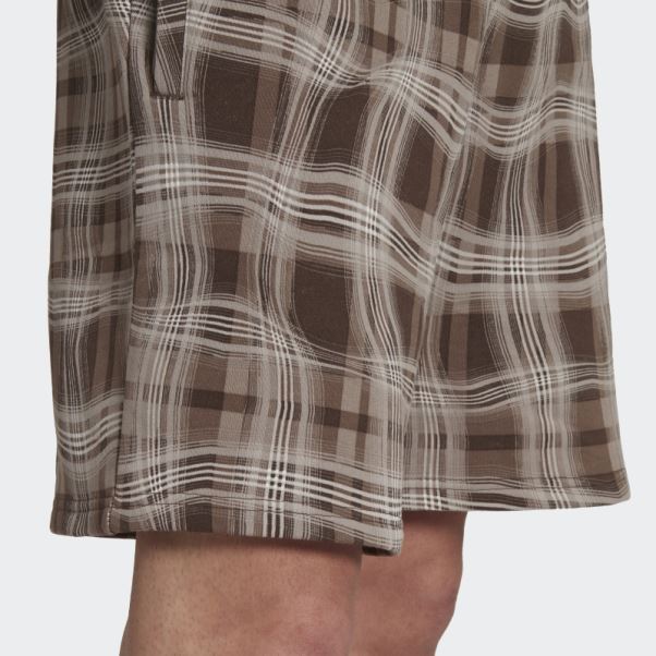 Short à Imprimé Sur L'ensemble Marron Crayeux Adidas