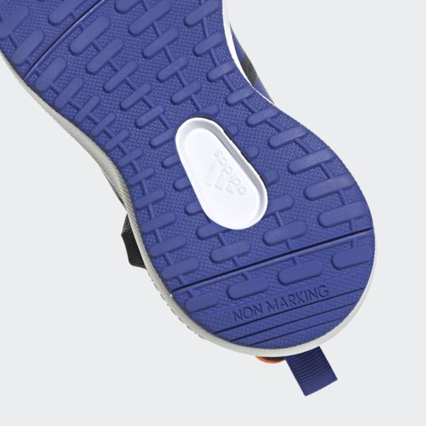 Encre Adidas Fortarun 2.0 Cloudfoam élastique Lace Top Strap Chaussures