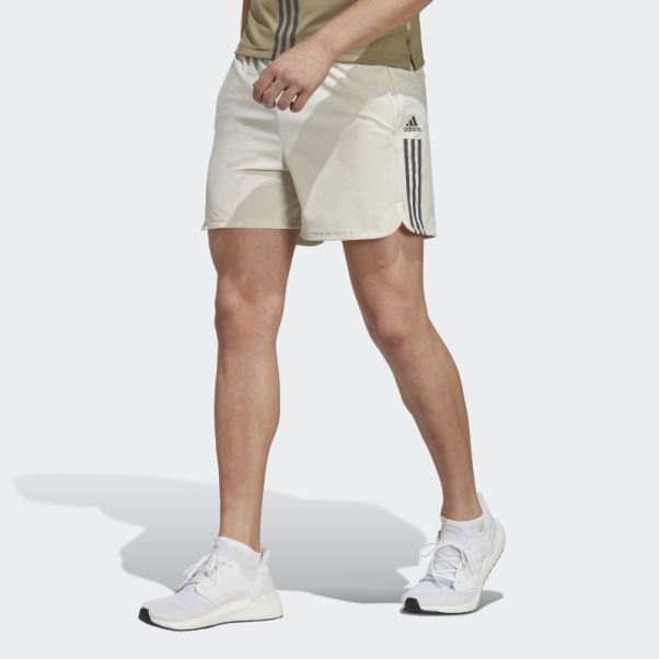 Short Zippé Tissé Alphastrength Aluminium Adidas
