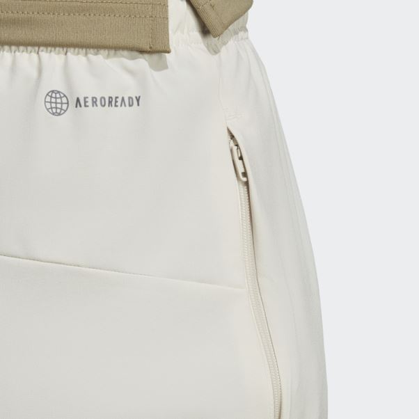 Short Zippé Tissé Alphastrength Aluminium Adidas