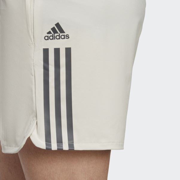 Short Zippé Tissé Alphastrength Aluminium Adidas