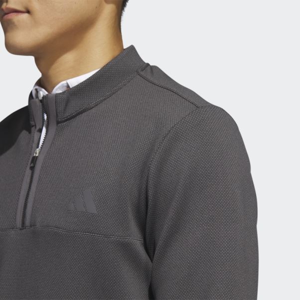 Pull De Golf Adidas Microdot 1/4-zip Noir