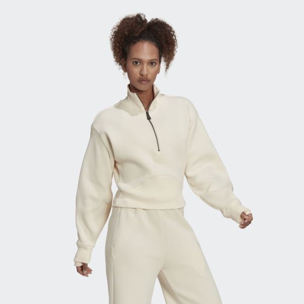 Boa Sweat écru Teinte Adidas