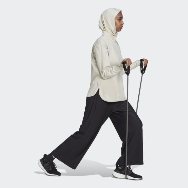 Haut D'entraînement Adidas Techfit Aeroready Warm à Quart De Zip En Aluminium