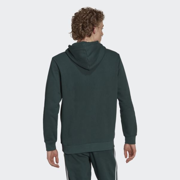 Adidas Adicolor Classics Sweat à Capuche Trèfle Vert Minéral