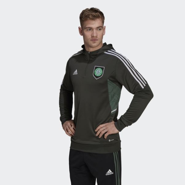 Celtic Fc Condivo 22 Sweat à Capuche Adidas Terre