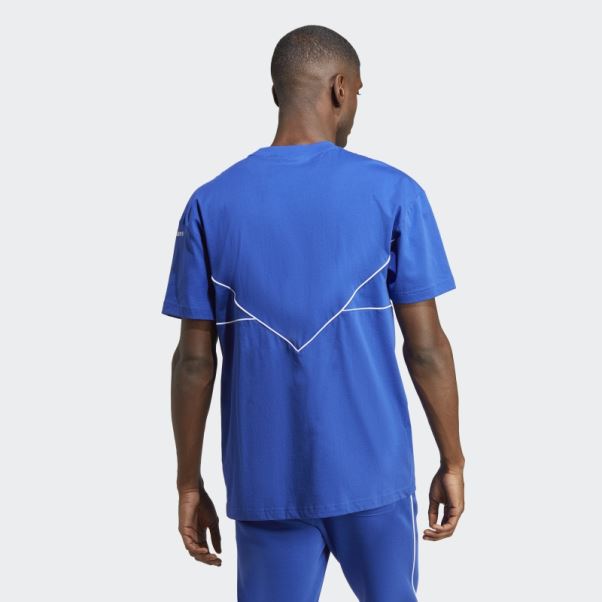 Tee Shirt Adidas Adicolor Season Archive Bleu