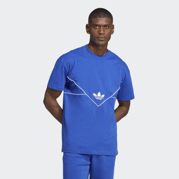 T-shirt Adicolor Season Archive Bleu Adidas