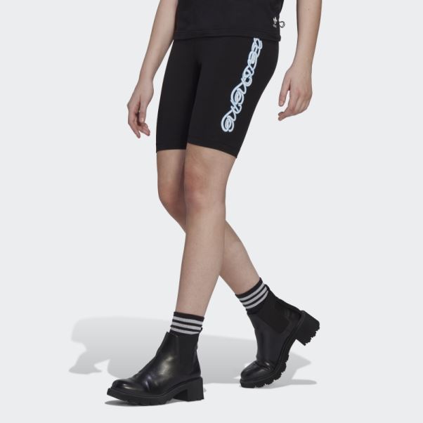 Short De Motard Adidas Noir