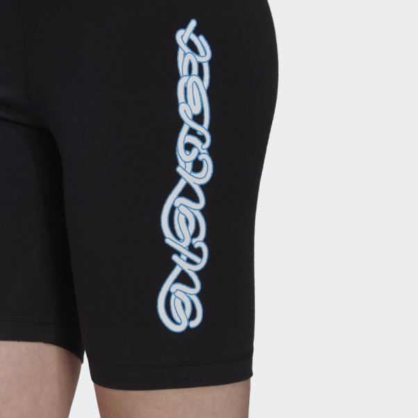 Short De Motard Adidas Noir