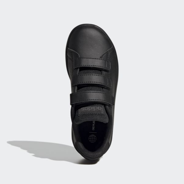 Chaussures à Crochets Et Boucles De Style De Vie Avantage Court Noir Adidas